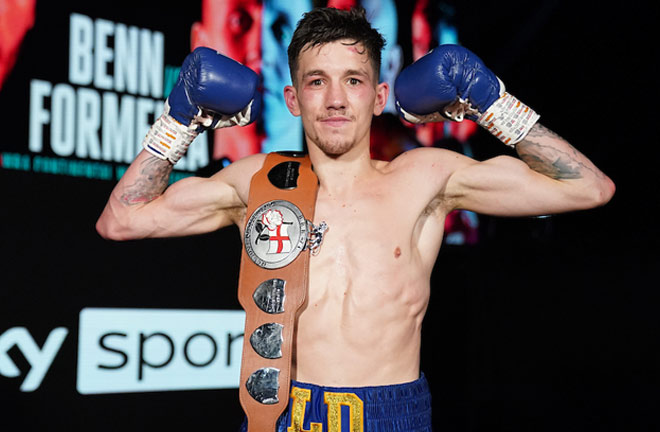 Davies claimed the English title last November Photo Credit: Dave Thompson/Matchroom Boxing