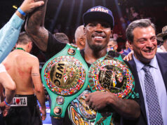 Jermall Charlo successfully defended his WBC Middleweight world title for a fourth time in Houston on Saturday Photo Credit: Leo Wilson / Premier Boxing Champions