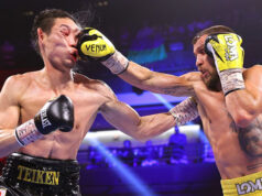 Vasiliy Lomachenko returned to winning ways with victory over Masayoshi Nakatani Photo Credit: Mikey Williams/Top Rank via Getty Images