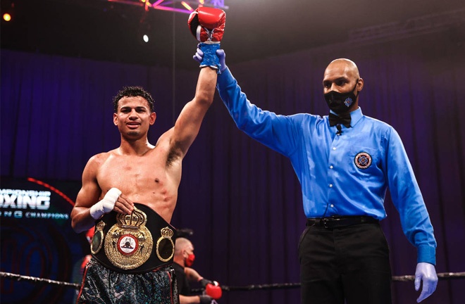 Rolando Romero holds the WBA interim Lightweight title Photo Credit: Amanda Westcott/SHOWTIME