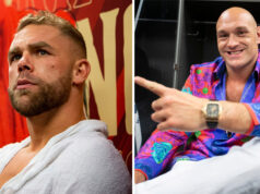 Tyson Fury is keen to see Billy Joe Saunders fight again amid retirement talk Photo Credit: Michelle Farsi/Matchroom