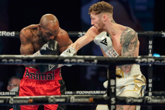 Parker stopped Vaughn Alexander in two rounds in March Photo Credit: Round 'N' Bout Media/Queensberry Promotions