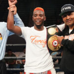 Colbert successfully defended his WBA Interim Super Featherweight title Photo Credit: Sean Michael Ham/ Premier Boxing Champions