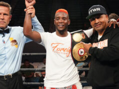 Colbert successfully defended his WBA Interim Super Featherweight title Photo Credit: Sean Michael Ham/ Premier Boxing Champions