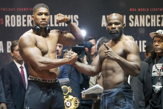 Carlos Takam says he has unfinished business with Anthony Joshua ahead of his clash with Joe Joyce Photo Credit: Esther Lin/SHOWTIME