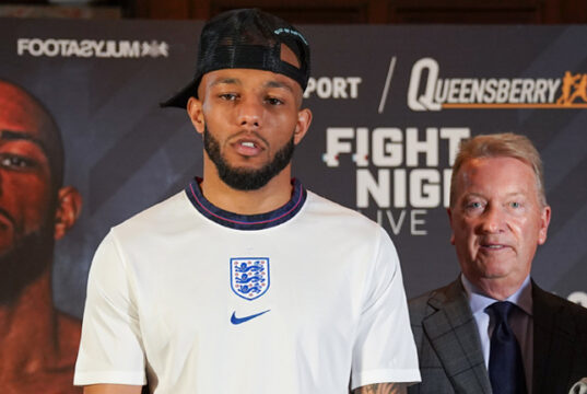 Lyndon Arthur is keen to fight at Old Trafford in the future and in the USA Photo Credit: Round 'N' Bout Media/Queensberry Promotions