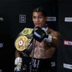 Conor Benn has world title ambitions ahead of his showdown against Adrian Granados on Saturday Photo Credit: Mark Robinson/Matchroom Boxing