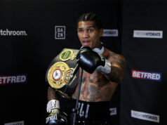Conor Benn has world title ambitions ahead of his showdown against Adrian Granados on Saturday Photo Credit: Mark Robinson/Matchroom Boxing