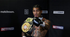 Conor Benn has world title ambitions ahead of his showdown against Adrian Granados on Saturday Photo Credit: Mark Robinson/Matchroom Boxing