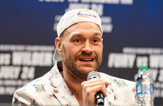 Tyson Fury says he will reduce his team for his trilogy with Deontay Wilder Photo Credit: Ryan Hafey / Premier Boxing Champions