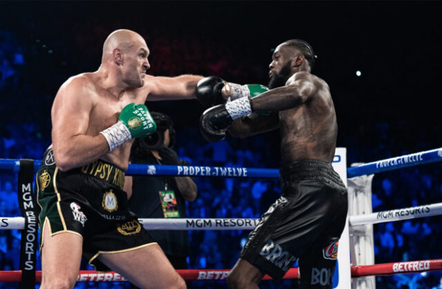 Tyson Fury will face Deontay Wilder for a third time on October 9th in Las Vegas Photo Credit: Ryan Hafey/Premier Boxing Champions