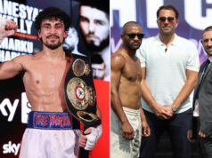 Jordan Gill says the victor of the IBF world title clash between Kid Galahad and Jazza Dickens is a future fight for him Photo Credit: Mark Robinson/Matchroom Boxing
