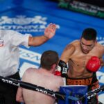 Sheeraz fights for the first time since a final round stoppage over Pitto in November Photo Credit: Round ‘N’ Bout Media/Queensberry Promotions