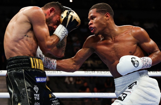 Devin Haney defeated Jorge Linares in May to retain his WBC Lightweight world title Photo Credit: Ed Mulholland/Matchroom