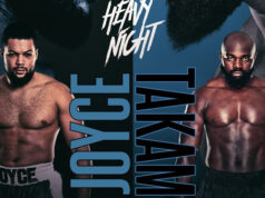 Joe Joyce meets Carlos Takam at the SSE Arena on Saturday night