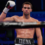 Standout amateur Karol Itauma claimed his third professional victory Photo Credit: Round ‘N’ Bout Media/Queensberry Promotions