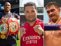 Joe Joyce is mandatory to face the winner of Anthony Joshua and Oleksandr Usyk and would like his shot at the Emirates Stadium Photo Credit: Mark Robinson/Matchroom Boxing/Queensberry Promotions/Dave Thompson/Matchroom Boxing