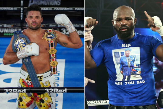 Joe Joyce faces Carlos Takam on July 24th at the SSE Arena Photo Credit: Round 'N' Bout Media/Queensberry Promotions/Mikey Williams/Top Rank