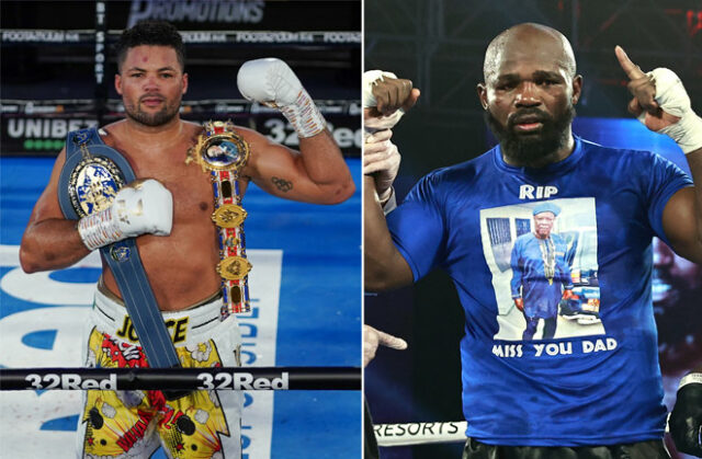 Joe Joyce faces Carlos Takam on July 24th at the SSE Arena Photo Credit: Round 'N' Bout Media/Queensberry Promotions/Mikey Williams/Top Rank