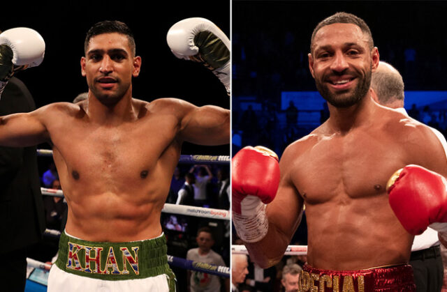 Amir Khan has given his reasons for why a Kell Brook failed to materialise in both of their primes Photo Credit: Mark Robinson/Matchroom Boxing