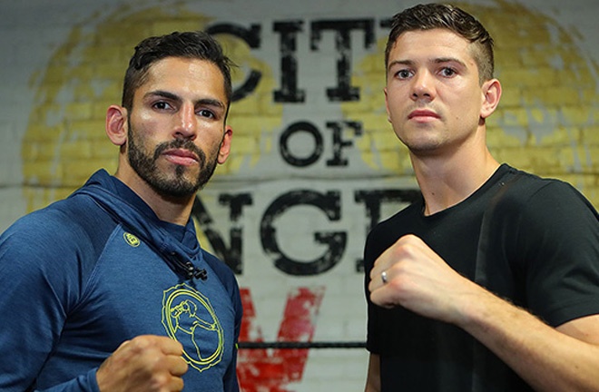 Campbell challenged Jorge Linares for the WBA lightweight world title in 2017 Photo Credit: Tom Hogan-Hogan Photos/Golden Boy