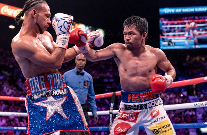 Pacquiao fights for the first time since beating Keith Thurman in January 2019 Photo Credit: Ryan Hafey/Premier Boxing Champions