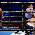 Zach Parker knocked out Sherzod Khusanov inside the opening round Photo Credit: Round ‘N’ Bout Media/Queensberry Promotions