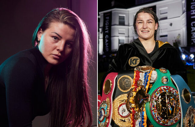 Sandy Ryan is hoping to be mentioned alongside Katie Taylor one day as she prepares to make her professional debut at Fight Camp on Saturday Photo Credit: Mark Robinson/Matchroom Boxing Sandy Ryan is hoping to be mentioned alongside Katie Taylor one day as she prepares to make her professional debut at Fight Camp on Saturday Photo Credit: Mark Robinson/Matchroom Boxing