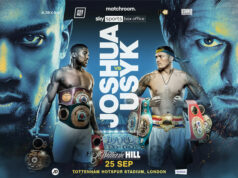 Anthony Joshua will defend his unified heavyweight world titles against Oleksandr Usyk at Tottenham Hotspur Stadium on September 25th