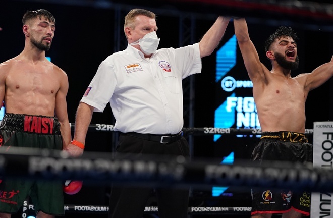 Ijaz Ahmed and Kaisy Khademi meet in a rematch following their first fight in February Photo Credit: Queensberry Promotions