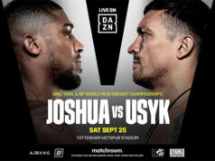 Anthony Joshua's world heavyweight title defence against Oleksandr Usyk will be broadcast in over 170 countries on DAZN