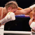 Ebanie Bridges was beaten by Shannon Courtenay in a thrilling battle for the WBA bantamweight world title in April Photo Credit: Dave Thompson/Matchroom Boxing
