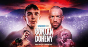 Michael Conlan faces TJ Doheny for the WBA interim featherweight title in Belfast on Friday