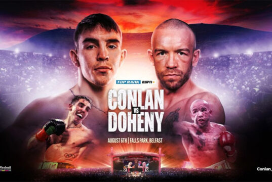Michael Conlan faces TJ Doheny for the WBA interim featherweight title in Belfast on Friday