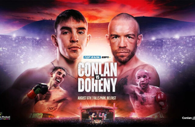 Michael Conlan faces TJ Doheny for the WBA interim featherweight title in Belfast on Friday