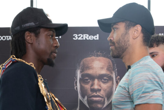 Akeem Ennis Brown and Sam Maxwell have been embroiled in a fiery build-up ahead of their British and Commonwealth super lightweight title showdown Photo Credit: Queensberry Promotions