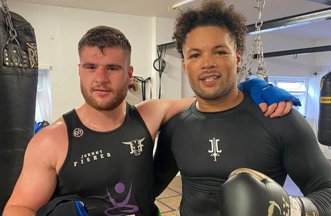 Fisher has done several rounds with managerial stablemate Joe Joyce Photo Credit: @johnnyfisher1 Instagram