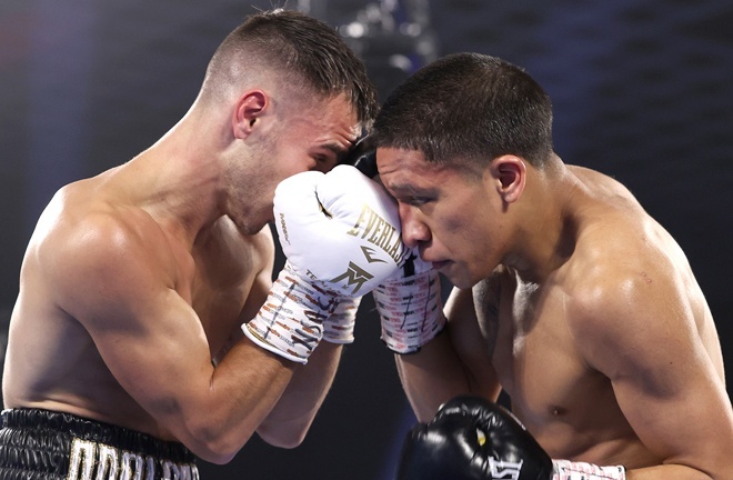 A controversial no decision was declared after their second battle last November Please credit Mikey Williams/Top Rank via Getty Images 