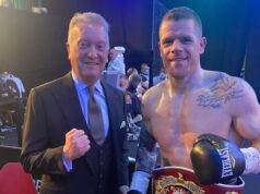 Callum Johnson returns to the ring on September 11 Photo Credit: Twitter @CallumTheOne