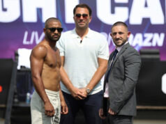 Kid Galahad clashes with Jazza Dickens in rematch for the IBF featherweight world title at Fight Camp on Saturday night Photo Credit: Mark Robinson/Matchroom Boxing