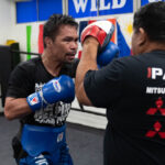 Pacquiao returned to the Wild Card Gym to prepare for his return Photo Credit: Pro Boxing Fans