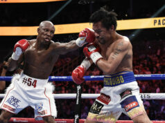 Yordenis Ugas claimed a unanimous decision win over Manny Pacquiao in Las Vegas on Saturday night Photo Credit: Scott Kirkland/FOX Sports