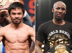 Manny Pacquiao and Yordenis Ugas clash in Las Vegas on Saturday Photo Credit: Esther Lin/SHOWTIME/Sean Michael Ham/TGB Promotions