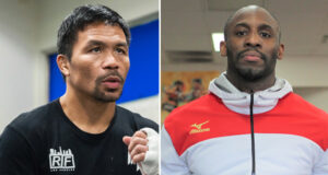 Manny Pacquiao faces WBA welterweight champion, Yordenis Ugas in Las Vegas on Saturday Photo Credit: Ryan Hafey/ Premier Boxing Champions/Team Ugas