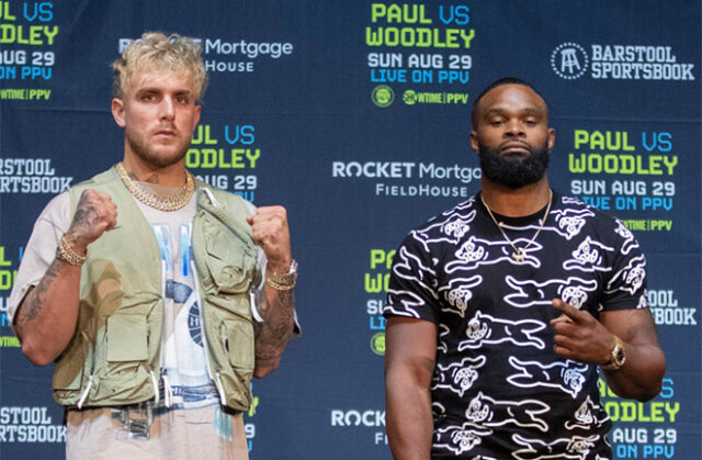 Jake Paul fights in his hometown of Ohio against Tyron Woodley on Sunday night Photo Credit: Esther Lin/SHOWTIME