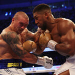 Usyk was able to take the power of Joshua Photo Credit: Mark Robinson/Matchroom Boxing