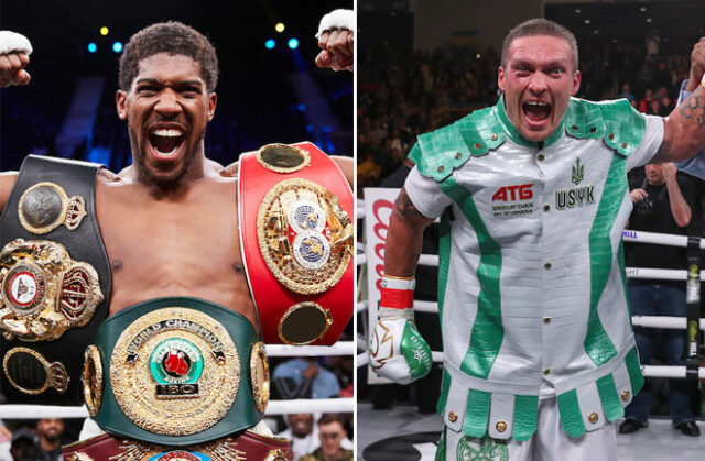 Anthony Joshua and Oleksandr Usyk clash in London on Saturday night Photo Credit: Mark Robinson/Ed Mulholland/Matchroom Boxing