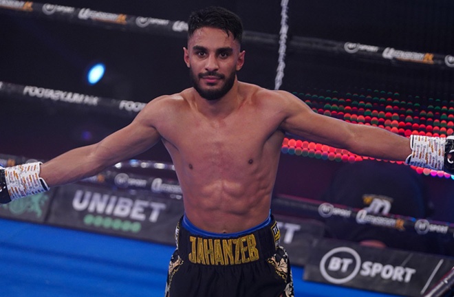 Jahanzeb fights for the first time in almost a year on Friday Photo Credit: Queensberry Promotions