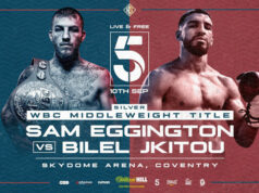 Sam Eggington defends his WBC Silver middleweight title against Bilel Jkitou on Friday