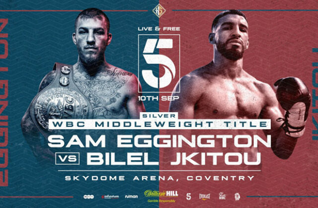 Sam Eggington defends his WBC Silver middleweight title against Bilel Jkitou on Friday